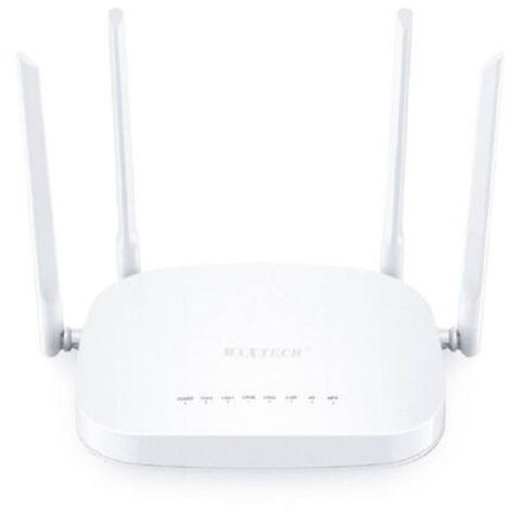 Trade Shop - MAXTECH MA200 4G LTE 300 MBit/s Hochgeschwindigkeitsmodem-Router, SIM-Karte, 4 Antennen -