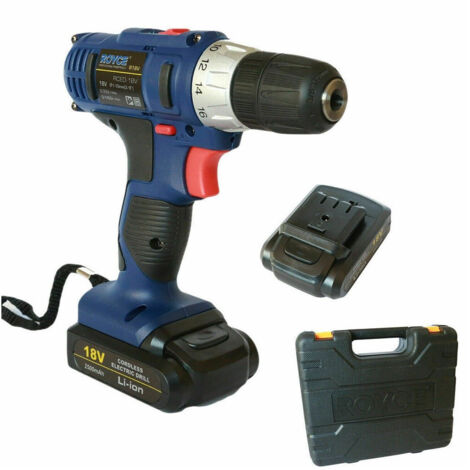 Trade Shop - TRAPANO DI BATTERIA 18V 2 BATTERIEN RECARISCHE LITTE IN VALIGETTA - (1/5)