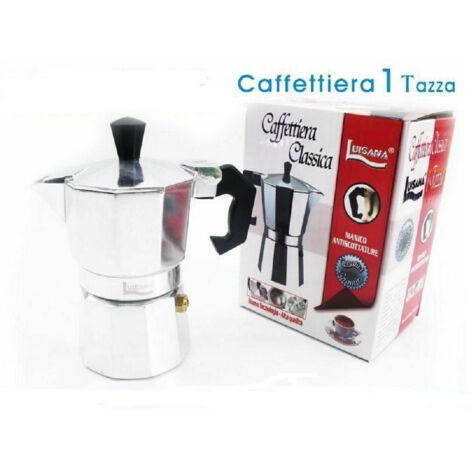 Trade Shop - Moka Kaffeemaschine Naples Espressomaschine Größe 1 Tasse -