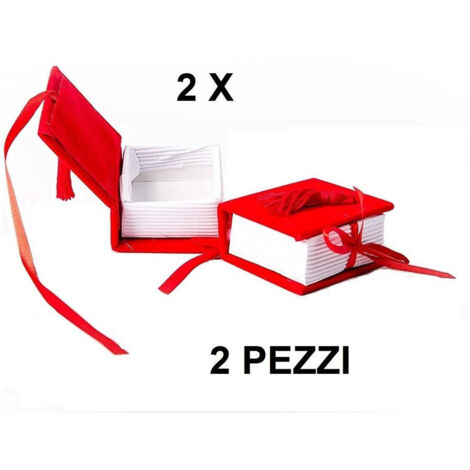Trade Shop - 2X DISCOVERED BY LAURE BOMBONIERA LIBRO ROSSO DEZORATIONEN EVENTEN - (1/5)