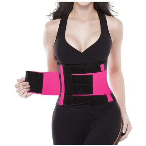 Trade Shop - FASCIA LOMBARE SUPPORT FÜR SUPPORT SUPPORT TRAINER PANCIA UNISEX - L Fuchsie (1/5)