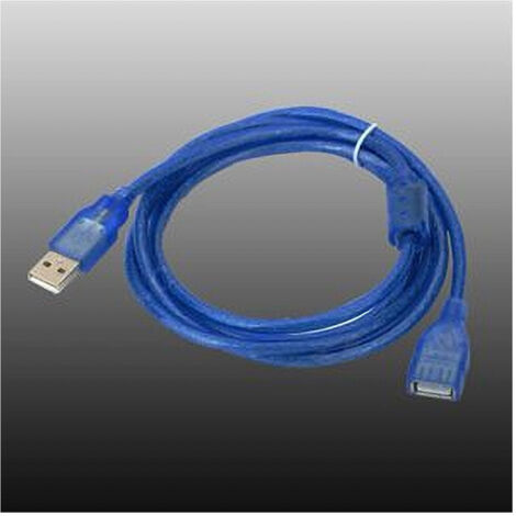Trade Shop - MAXTECH USB 2.0 AM AUF AF 5,0 M M/F USB-VERLÄNGERUNGSKABEL FÜR PC-COMPUTER 5 METER - (1/2)
