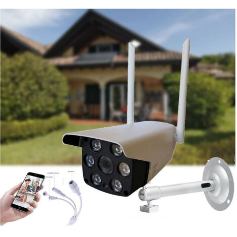 Trade Shop - IP P2P CAMERA WIRELESS 6 LED INFRAROSSI 4MM 3MPX VOICE TF JS926RP - (1/5)