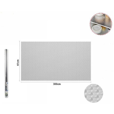 Trade Shop - ALUMINIUM KLEBEROLLE 61CMX3MT FÜR MÖBEL SCHUBLADEN KÜCHE TAPETE 70502 - (1/5)