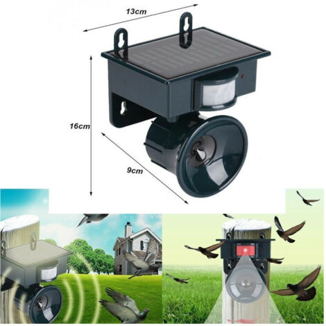 Trade Shop - ULTRASUONI SOLARE SCACCIA RATTI TOPI UCCELLI CANI GATTI - (1/5)