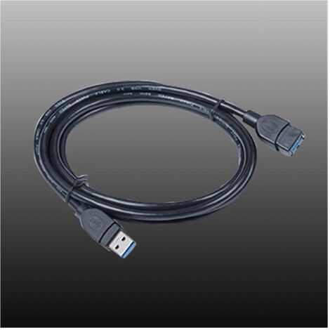 Trade Shop - USB 3.0-Kabel, 3 m, Stecker auf Buchse, Hochgeschwindigkeit, Maxtech USB 3.0 AM auf AF, 3,0 m - (1/2)