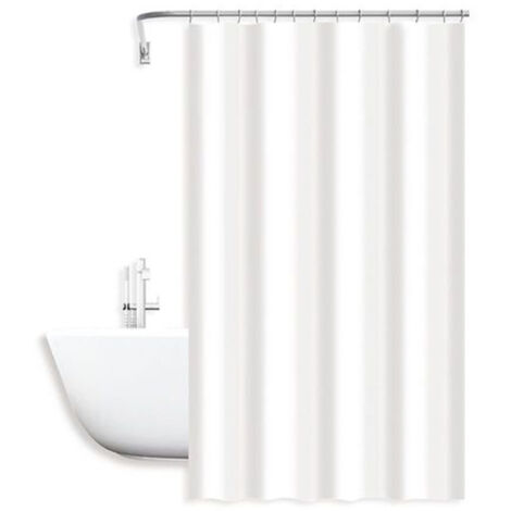 ABSENK Duschvorhang 101x101cm - Wasserdichter Kurzvorhang Für Fenster & Innenduschen