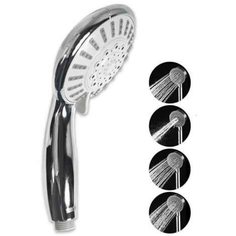 Trade Shop - BAD MULTI-JET-KOPF HANDBRAUSE BADEDUSCHE TELEFON EINSTELLBARE DÜSE 52055 - (1/3)