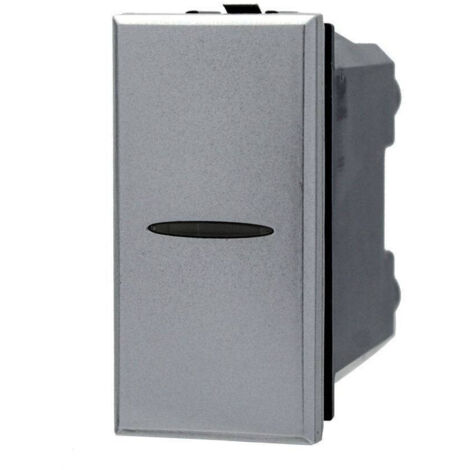 Trade Shop - DEVIEW 1P ASSIALE 16A SILVER COMPATIBIBB BTICINO AXOLUT -