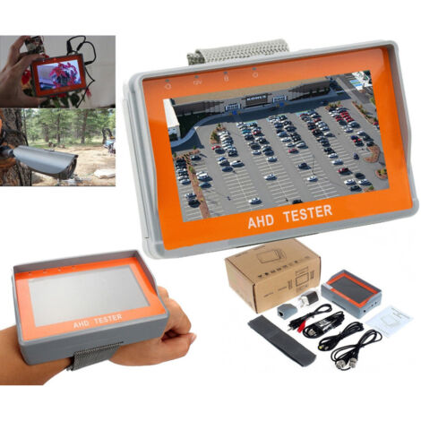 Trade Shop - TESTER-MONITOR TFT 4,3" AHD-KAMERAS HANDGELENK INTERNER AKKU 12V UTP-AUSGANG - (1/5)