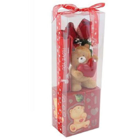Trade Shop - ORDER MIT HEARTEN FIORI CONFEZIONE REGAL FÜR SAN VALENTINO 10X7.5X30 CM 63303 - (1/2)