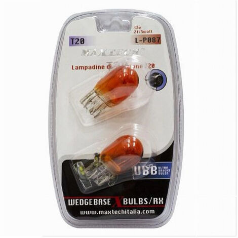Trade Shop - POSITIONSLAMPEN T20 12V 21/5 WATT ULTRA HELLE LAMPEN MAXTECH L-P087 - (1/2)