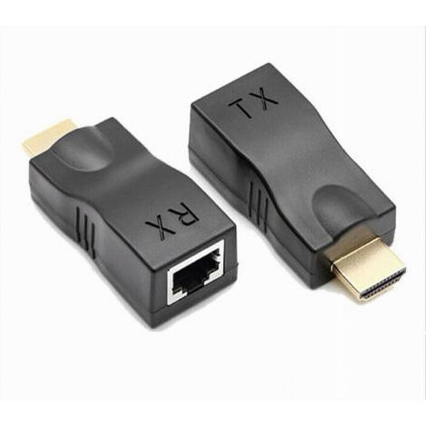 Kit Extender HDMI TX/RX – Trasmissione Fino A 60 Metri Su UTP, Risoluzione 1080p@60Hz, Alimentazione Via PoE, Plug And Play