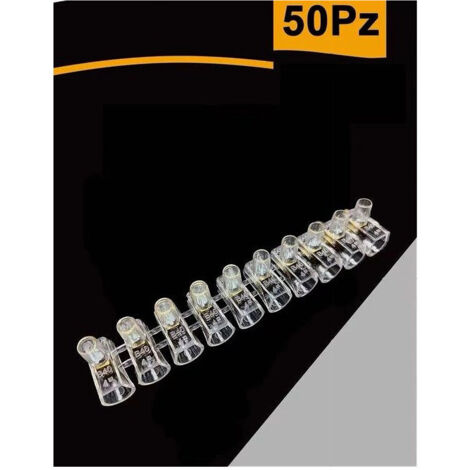 Trade Shop - SET 50PZ MORSETTO IN CAPPUCCULIERUNG FÜR CAVI SECTION 10MM MS-100 - (1/3)