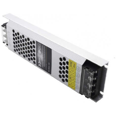 Trade Shop - ALIMENTER STABILIZIERTE TRASFORMER SLIM 8.3A 12V 100 WATT IP20 S-12V-100W - (1/5)