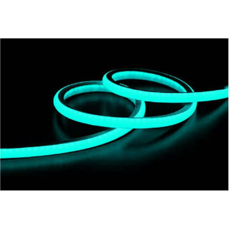 Trade Shop - Strip LED Neon Flexible Dekorationsstreifen 5 MT IP65 Leichtes Celestial U-12v-C - (1/2)