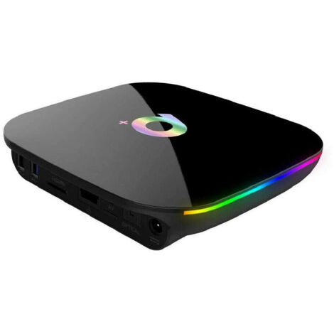 Trade Shop - TV BOX ANDROID 9.0 Q PLUS 4GB RAM + 64 GB SMART TV NETFLIX YOUTUBE FACEBOOK -