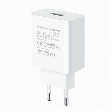 Trade Shop - 1 X USB-LADEGERÄT 5A SUPERCHARGE LADEGERÄT WANDADAPTER 40W CA-S043 - (1/3)