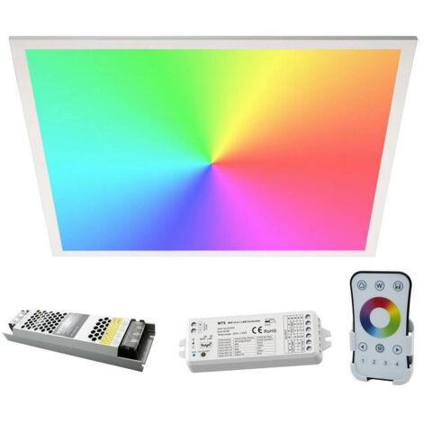 Trade Shop - KIT PANELLO ULTRA SLIM LED 94W CENTRA SMART WIFI 24V RGB+4000K RGBW ALEXA GOOGLE - (1/5)