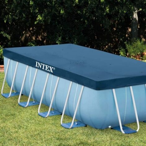 Trade Shop - RECHTECKIGE ABDECKUNG AUS POLYETHYLEN FÜR ULTRAFRAME-POOL 400X200CM 28037 - (1/5)