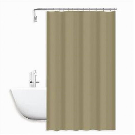 Trade Shop - IMPERMEABILE PEVA 240X200CM GANCI ANELLI BAGNO BEIGE 79715 -