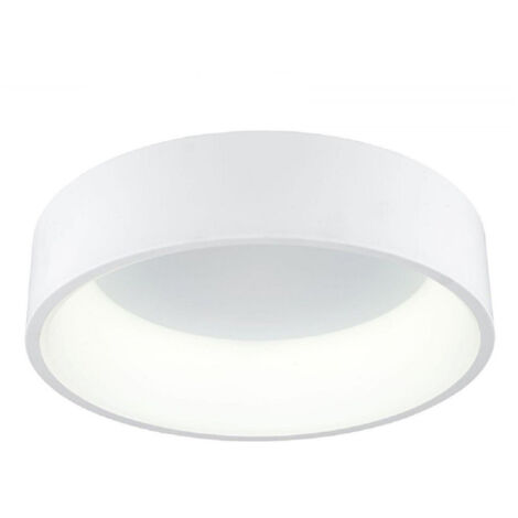 Trade Shop - PLAFONIERA TONDA LAMPADA SOFFITTO PANET-LED 42W CCT 3000K 4000K LUCE 60CM 230V - Weiß (1/4)
