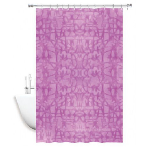 Trade Shop - IMPERMEABILE ROSA/FUXIA 180X220 CM MIT ANELLEN 52131 - (1/3)