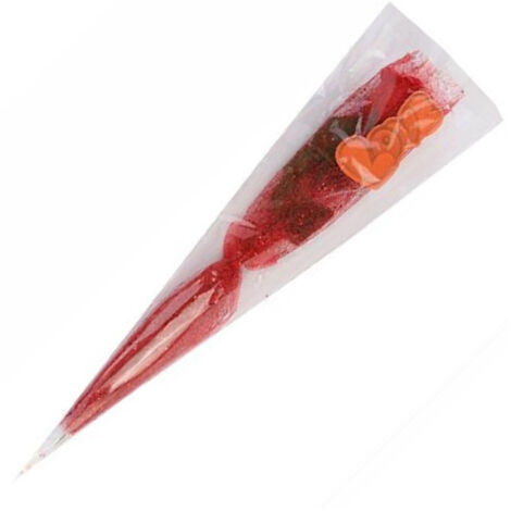 Trade Shop - ARIFIKIAL ROSSA FIORE MIT FOGLIE RAM 55CM REGAL FÜR SAN VALENTINO 63291 - (1/2)