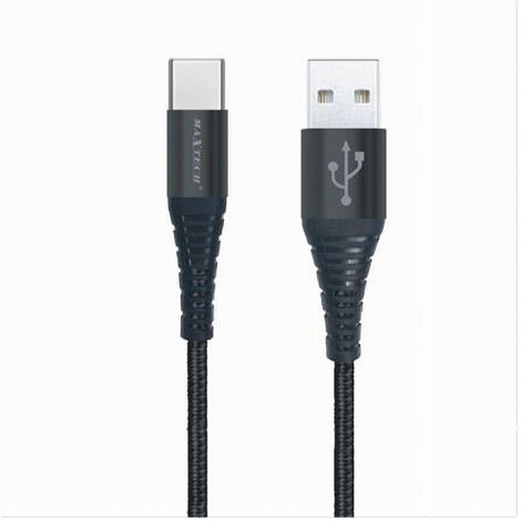 Trade Shop - USB-A / TYPE-C 3.0A 1 MT DATA RICARICA RPIDA FÜR SMARTPHONE TABELLET F-TC022 - (1/5)