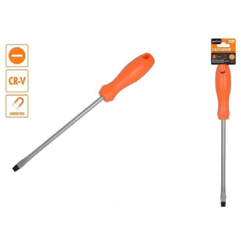 Trade Shop - SCHRAUBENDREHER 6X125 MM MIT MAGNETISCHER SCHLITZSPITZE AUS CR-V-STAHL 97501 - (1/2)