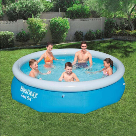 Set Piscina Fuori Terra Gonfiabile - 457x107 Cm | Bestway Alia - Foto 14