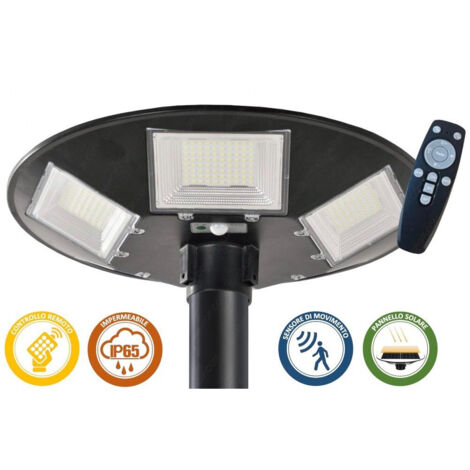 Trade Shop - LAMPIONE LED MIT SOLAR 200 W IP65 FIRST SO-GD-200W - (1/5)