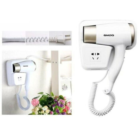 Trade Shop - Haartrockner Wall Haartrockner Badezimmer Hotel Hotel Hotel 1500W GW-6142 -