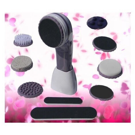 Trade Shop - 5-in-1-Körperbehandlung, Epilierer, Massagegerät, Hornhautentferner, Gesichtsreinigung -