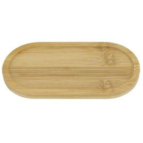 BambooMN Vassoio Rettangolare In Bambù 'Tiger Stripe' - 43x23 Cm