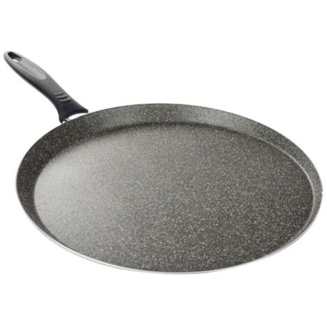 Trade Shop - Runde geradlinige Platte Küchenpfanne 7-geschichtete Anti-Stuck-Küche 34 cm 045000m - (1/4)