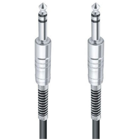 Trade Shop - Verbindungskabel mit 2 6,5 mm Buchsenkabeln 20 mt Stereo-Audio-Mikrofon-Kabel JJACK-10 - (1/3)