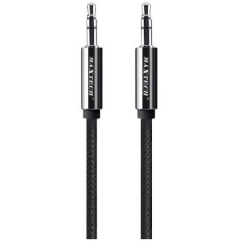 Trade Shop - 5 MT STEREO-AUDIOKABEL DOPPELTER JACK AUX 3,5 MM VERLÄNGERUNG FÜR SMARTPHONE AUX2-MM03 - (1/2)