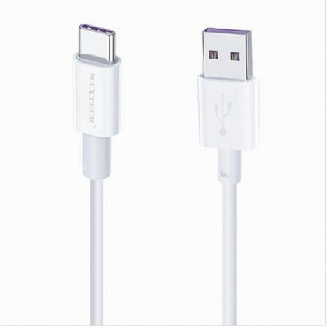 Trade Shop - TYP-C-KABEL 1MT SUPERCHARGE SCHNELLLADEN 5A SMARTPHONE-DATEN MAXTECH F-TC014 - (1/3)