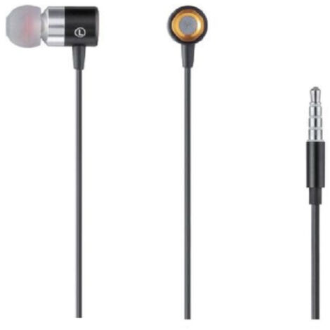 Trade Shop - Kopfhörer In-Ear-Kopfhörerkabel 1,2 Meter Aux-Anschluss 3.5mm Smartphone AU-9T007 - (1/4)