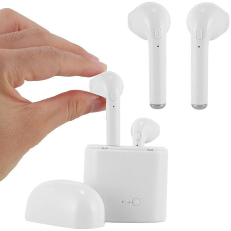 Trade Shop - KABELLOSES HEADSET I7S TWS BLUETOOTH V4.2 KABELLOSE ANDROID IOS KOPFHÖRER SPORT - (1/3)