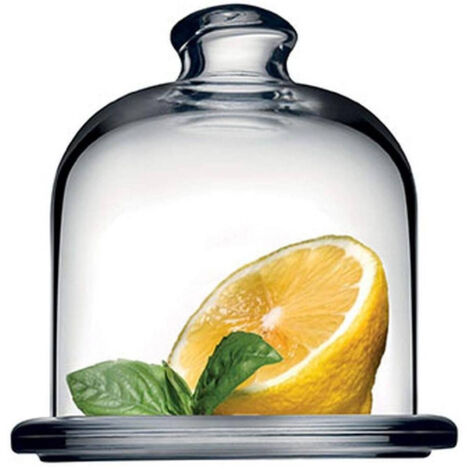 Trade Shop - PROGRAMM IN VETRO TRASPARENTE PER DOLCI FRUTCH IN VETRO CM 10,5H DIAM.10 - (1/5)