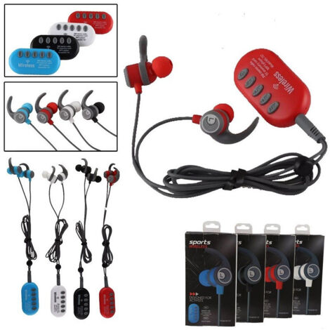 Trade Shop - KABELLOSE KOPFHÖRER SPORT BLUETOOTH-OHRHÖRER FÜR SMARTPHONE MICROSD - (1/3)
