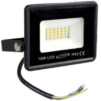 Trade Shop - ULTRA SLIM LED-SCHEINWERFER-PROJEKTOR 4000K 6500K 3000K SCHWARZES GEHÄUSE 10WATT F10W-N1 -