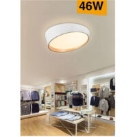 Trade Shop - LED-Deckenleuchte 46W, modern, rund, unregelmäßig, kalt, warm, natürliches Licht, C50-B -