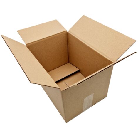 Lot de 10 Caisses américaines (cartons) : 160 x 120 x 110 mm simple cannelure