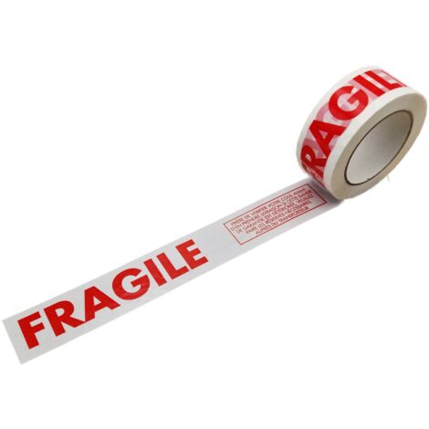 Lot de 36 Rouleaux Adhésifs " Fragile" SILENCIEUX : 48 mm X 100 mètres