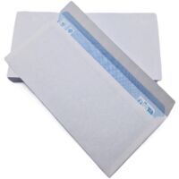 Lot de 500 Enveloppes DL 110 x 220 mm sans fenêtre papier velin 80 gr