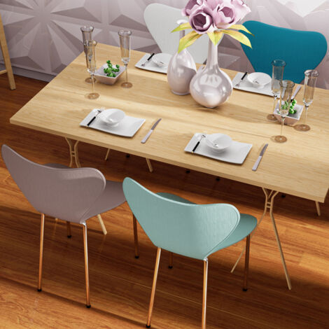 Juego de 4 Sillas de comedor Apilable para Cocina Salón (1/5)