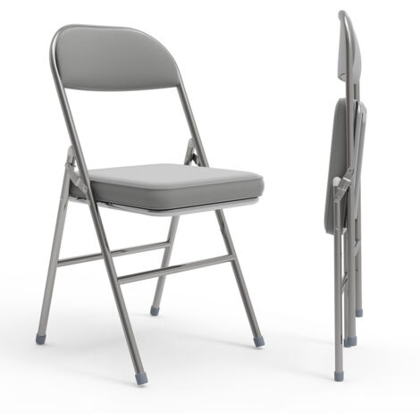 Sillas Plegabless - Pack 2 Sillas Basic - Gris